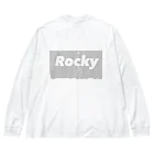 ROCKYのgray-heart- Big Long Sleeve T-Shirt