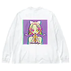 Forever With Youの天使になった女の子 ビッグシルエットロングスリーブTシャツ