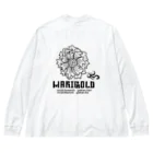 MARIGOLDのMARIGO黒文字 ビッグシルエットロングスリーブTシャツ