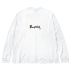 Rangetuのネモフィラと花 Big Long Sleeve T-Shirt