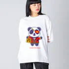 LoveAnimalの海賊パンダさん Big Long Sleeve T-Shirt