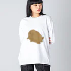 かまぼこのじゃが虫くん ビッグシルエットロングスリーブTシャツ