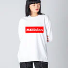 MKID公式のファッション系 ビッグシルエットロングスリーブTシャツ