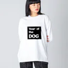 いぬどしの会のYear of the DOG_BIG ビッグシルエットロングスリーブTシャツ