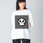 TACのKawaii SKULL #4410 Big Long Sleeve T-Shirt