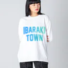 JIMOTOE Wear Local Japanの茨城町 IBARAKI TOWN Big Long Sleeve T-Shirt