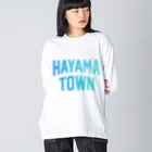 JIMOTOE Wear Local Japanの葉山町 HAYAMA TOWN Big Long Sleeve T-Shirt