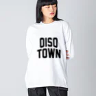 JIMOTOE Wear Local Japanの大磯町 OISO TOWN ビッグシルエットロングスリーブTシャツ