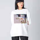 aykの福ちゃんTシャツ Big Long Sleeve T-Shirt