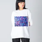 Laugh Rain Laboのmystic bloom. ビッグシルエットロングスリーブTシャツ