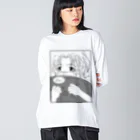 A33の漫画イラスト　平成レトロ Big Long Sleeve T-Shirt