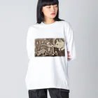 COAL TAR MOONの珈琲のカミサマ(2020年・ほさかまき作品) Big Long Sleeve T-Shirt