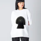 下田村の黒いトイプードル Big Long Sleeve T-Shirt