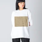 下田村の高級手漉き和紙 Big Long Sleeve T-Shirt