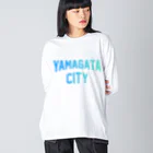 JIMOTOE Wear Local Japanの山県市 YAMAGATA CITY ビッグシルエットロングスリーブTシャツ