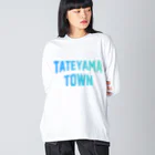 JIMOTOE Wear Local Japanの立山町 TATEYAMA TOWN ビッグシルエットロングスリーブTシャツ