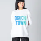 JIMOTOE Wear Local Japanの大口町 OGUCHI TOWN ビッグシルエットロングスリーブTシャツ
