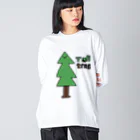 カエルが好きな人のお店のノッポの木 Big Long Sleeve T-Shirt