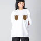 Mrs.Bean/ミセスビーンの胸が土器土器♡ Big Long Sleeve T-Shirt