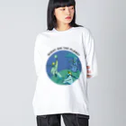 MAKI IRIE shopのNIGHT ON THE PLANET   ビッグシルエットロングスリーブTシャツ