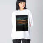 lostの暮れなずむ白鳥 Big Long Sleeve T-Shirt