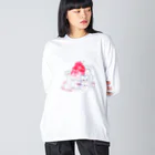 nya-mew（ニャーミュー）のかき氷大好き Big Long Sleeve T-Shirt