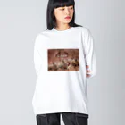 ミラくまのI LOVE Tribe Big Long Sleeve T-Shirt