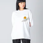 天野画伯の落書きの闊歩するみかん坊や Big Long Sleeve T-Shirt