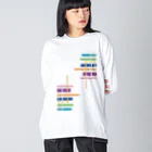 フォーヴァの格​子 Big Long Sleeve T-Shirt