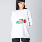 グラフィンのウォーターメロン スイカ THE WATER MELON 大ロゴ ビッグシルエットロングスリーブTシャツ