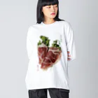 脂身通信Ｚのかいわれ大根の生ハム巻き_220722 Big Long Sleeve T-Shirt