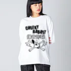 CHEEKY RABBITのサツマニアン01_CheekyRabbit_爆音炸裂 Big Long Sleeve T-Shirt