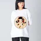 みみずのひまわりちゃん Big Long Sleeve T-Shirt