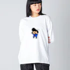 momino studio SHOPのレッツダンストゥナイト Big Long Sleeve T-Shirt