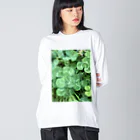 hia's photogalleryの自分らしさが幸せ ビッグシルエットロングスリーブTシャツ