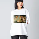 歴史グッツショップのボッティチェリ「ヴィーナスの誕生」 Big Long Sleeve T-Shirt