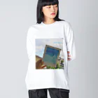 キャンバスアート_ショップの青空と蒼空と Big Long Sleeve T-Shirt