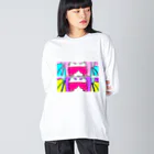 KIKITEKI_LABORATORYのW MUZIGURASAN UP Big Long Sleeve T-Shirt