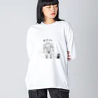 イエネコの野良猫と家猫 Big Long Sleeve T-Shirt