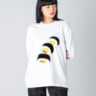 日下田のフォーリング太巻 Big Long Sleeve T-Shirt