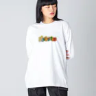 🍚アクネナル🍚の遊び心🫑🫑🫑 ビッグシルエットロングスリーブTシャツ