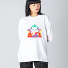 ヘロシナキャメラ売り場の福助 Big Long Sleeve T-Shirt