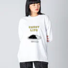 おいでよおいでポトフスキー村のカレーライフ ビッグシルエットロングスリーブTシャツ