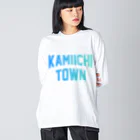 JIMOTOE Wear Local Japanの上市町 KAMIICHI TOWN ビッグシルエットロングスリーブTシャツ