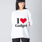 harusaraショップのI LOVE ガジェットグッズ Big Long Sleeve T-Shirt