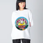 somafire™(Isao Soma)のCheer up RV Fes. in 奥久慈 りんご園まつり ビッグシルエットロングスリーブTシャツ