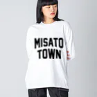 JIMOTOE Wear Local Japanの美郷町 MISATO TOWN Big Long Sleeve T-Shirt