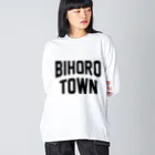 JIMOTOE Wear Local Japanの美幌町 BIHORO TOWN Big Long Sleeve T-Shirt