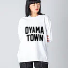 JIMOTOE Wear Local Japanの小山町市 OYAMA CITY ビッグシルエットロングスリーブTシャツ