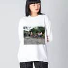 ゆれゆれもっこりのゆれゆれもっこり Ver.2022 ビッグシルエットロングスリーブTシャツ